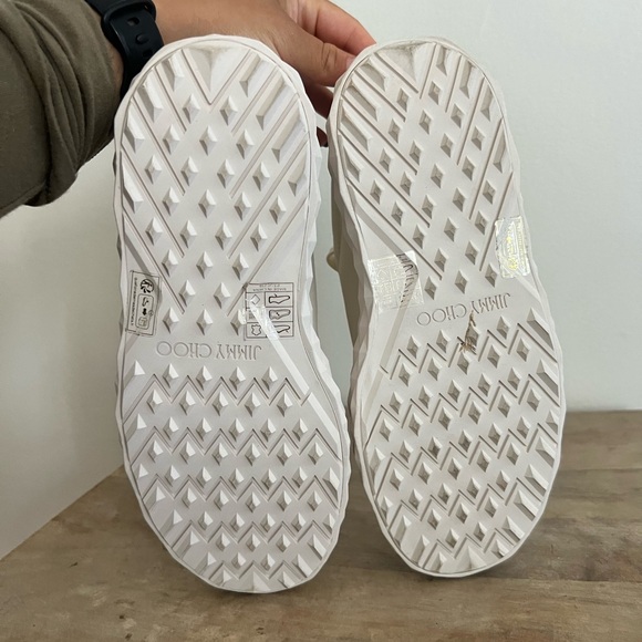 Jimmy Choo Malbon Diamond Golf Trainers - Picture 3 of 8